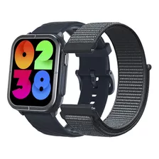 Smartwatch Mibro Watch C3 Llamadas 70 Modos 47mm Amoled Hd Caja Negro Malla Negro Bisel Negro Diseño De La Malla Sport