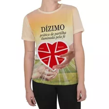 Camisa Feminina Religiosa Pastoral Do Dizimo 