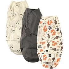 Hudson Baby Swaddle Wrap Woodland Creatures 03 Meses