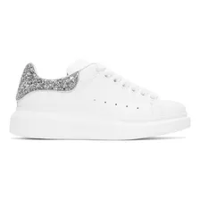 Alexander Mcqueen Sneaker 'blanco/plateado' Mujeres