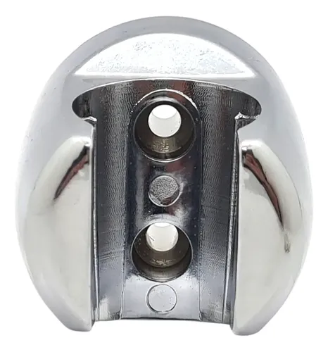 Soporte Fijo De Duchador Cromado S1 Aquaflex Plateado Brillante