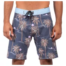 Bermuda Rip Curl Floral Boardshort 19 Sm24 Masculina Navy