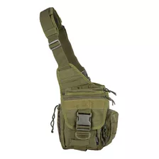 Bolsa De Ombro Cross Gun Verde Oliva Echolife - Mo0029