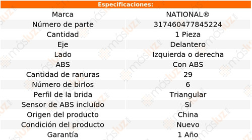 1- Maza Delantera Izq/der Con Abs Qx56 04/07 National Foto 5