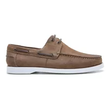 Sapato Oxford Docksider Masculino Couro Legitimo Costurado