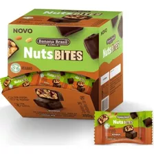 Bombom De Castanhas Nuts Bites Choco Amargo Vegano 15g Cx 26