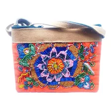 Bolsa Huichol Chaquira Canutillo Mexico Mujer Cross Body Nu 