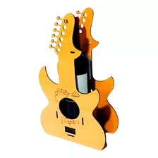 Portavino Guitarra Pack 10 Un. Texto Personalizable