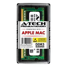 Memoria Ram 8gb Ddr3 1333mhz Pc3-10600 Sodimm A-tech