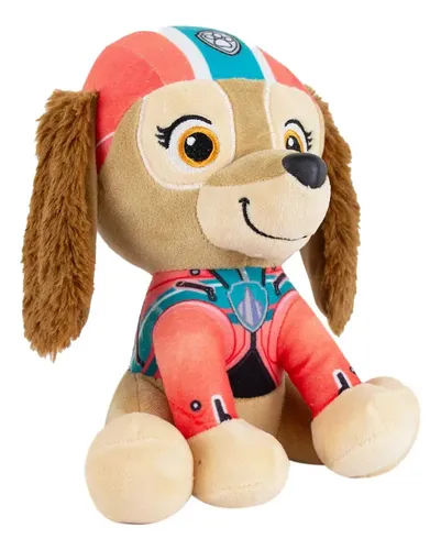 Patrulha Canina Pelúcia Liberty De 22cm - Sunny 3582 Cor Coral-claro Bege/laranja