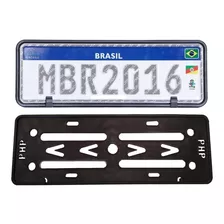 2 Suportes Moldura Para Placa Mercosul De Carro Diant/trasei