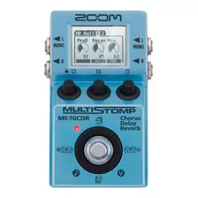 Pedal De Efecto Zoom Multistomp Ms-70cdr Celeste