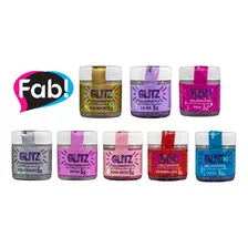 Glitter Decoração Glitz - Fab 5g - Comestível Várias Cores