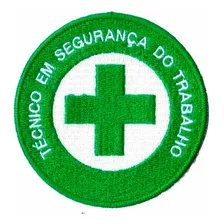 Patch Bordado - Simbolo Tecnico Segurança Trabalho Ap00065