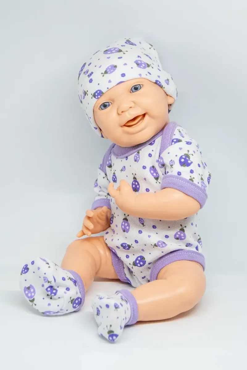 Muñeca Recién Nacida Male 37 Cm Plastisol Sueños De Bebé