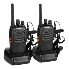 Walkie Talkie Radio Pack 2 Unid Portatil Transmisor Receptor