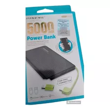 Carregador Portátil Power Bank 5000mah Com Adaptador 