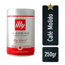 Cafe Illy Molido Tostado Clásico Lata 250 Gr