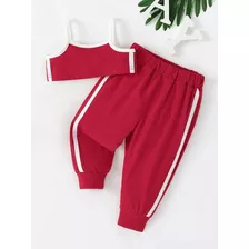 Conjunto Bebe Menina Blogueira Vermelho