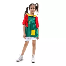 Fantasia Chiquinha Infantil Roupa Original Turma Do Chaves