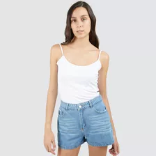 Short Mujer Ostu Azul Algodón 40190116-5787