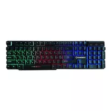 Teclado Gamer Gamemax K207, Membrana, Retro Iluminado 3color