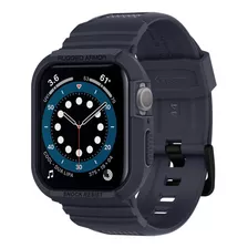 Case Y Correa Spigen Compatible Con Apple Watch 44mm Navy