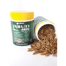 Ração Mega Food Jabuti Mix 70g Com Larvas Tenébrio