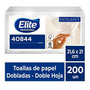 Segunda imagen para búsqueda de h 40844 toalla de papel interfoliada elite 18x200 d