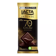 Chocolate 70% Cacau Lacta Intense Pacote 85g