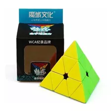 Cubo Mágico Profissional Pyraminx Moyu Meilong Cor Da Estrutura Stikerless