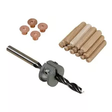 Kit Para Espigado Wolfcraft 10 Mm (25 Pzas)