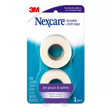 Nexcare Durapore - Cinta De Tela Duradera De 1 Pulgada X 10.