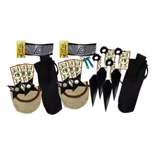 Kit Naruto Kunai Verde Shuriken 2 Bandana 2colar Tsunade K82