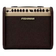 Amplificador Fishman Loudbox Mini Transistor Para Guitarra De 60w Color Marrón/crema 230v