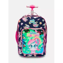 Mochila Grande Com Rodinha Unicórnio Kawaii Puket