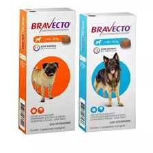 Combo Bravecto (1) 4,5 A 10kg + (1) 20 A 40kg Original Nf 