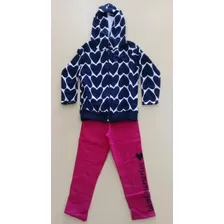 Conjunto De Moletom Kyly Feminino Infantil Coração 207626