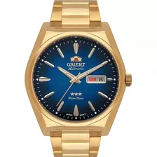 Relógio Masculino Automático Orient Dourado F49gg013 D1kx