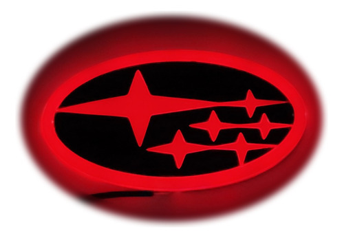 Foto de 4d Luz Led Con Logotipo De Coche Con Emblema Subaru Genial