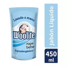 Jabón Líquido Woolite Ropa Bebe Lav. A Mano 450 ml - 3 Unid.