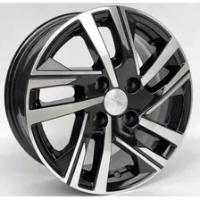 Llantas 15 Peugeot 208 / 4x108 / Negro Diamantado