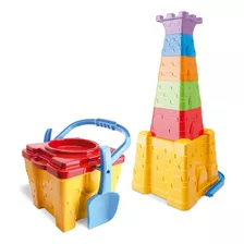 Castelo Torre Kit De Praia - Silmar Brinquedos