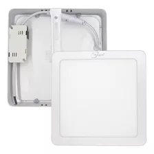 Lampara Led Cuadrada De Sobreponer 18w (150w) Luz Blanca Color Blanco