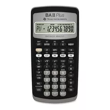 Calculadora Financiera Texas Instruments Ba Ii Plus Color Negro