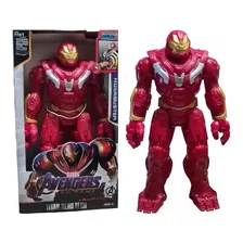 Boneco Hulkbuster Homem De Ferro Vingadores Luz Som 30cm Gde