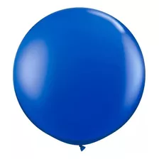 1 Unidade Balão Bexiga Extra Big 35 Pol (81cm) - Cores Cor Azul Royal