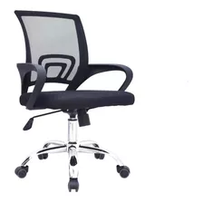 Silla De Oficina Giratoria Ergoclass® Adara Rx Color Negro