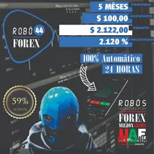 Robo Forex 44 + Indicador Noticias + Gerenciador De Ordens