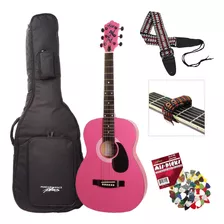 Kay Kit De Inicio | Guitarra Tamaño Concierto De 39 Pulgad.